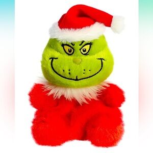 Santa Grinch Palm Pals Dr. Seuss 5” NWT The Grinch That Stole Christmas 🎄